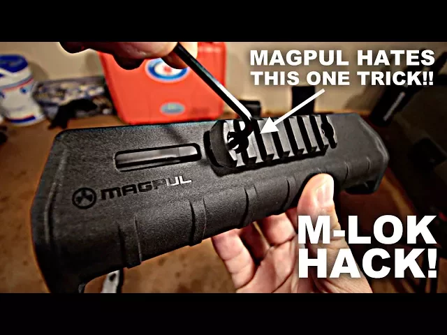 m-lok mounting hack!magpul hates this trick